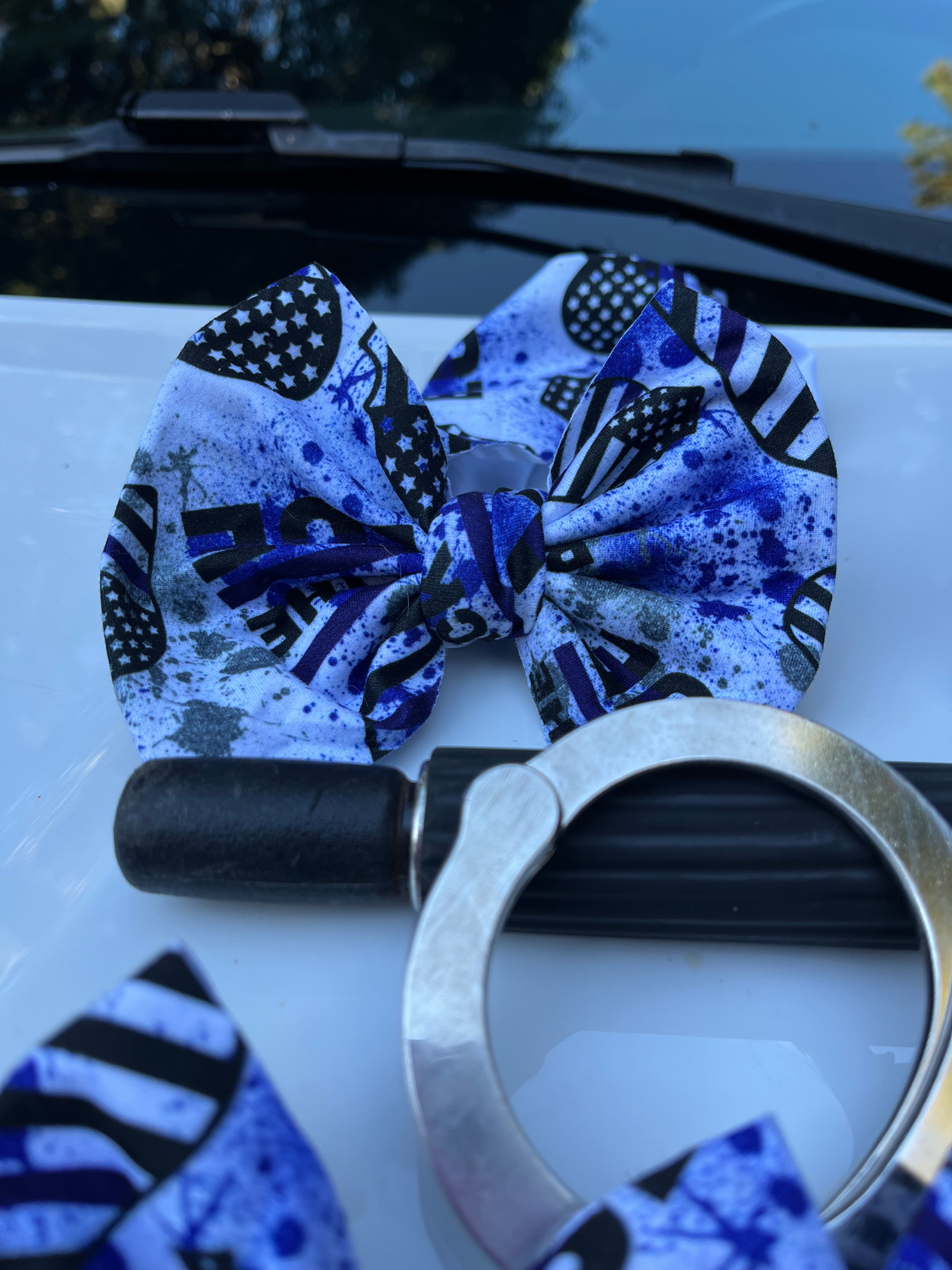Blue Line Bows